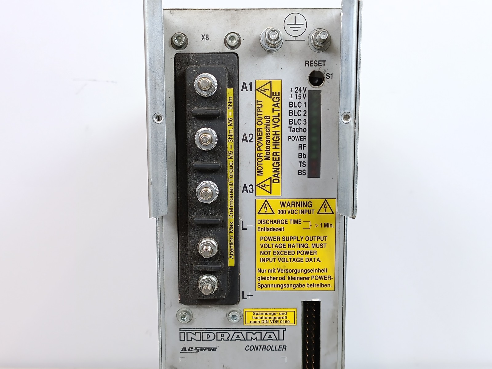 Indramat TDM1.2-100-300-W1-220 AC Servo Controller