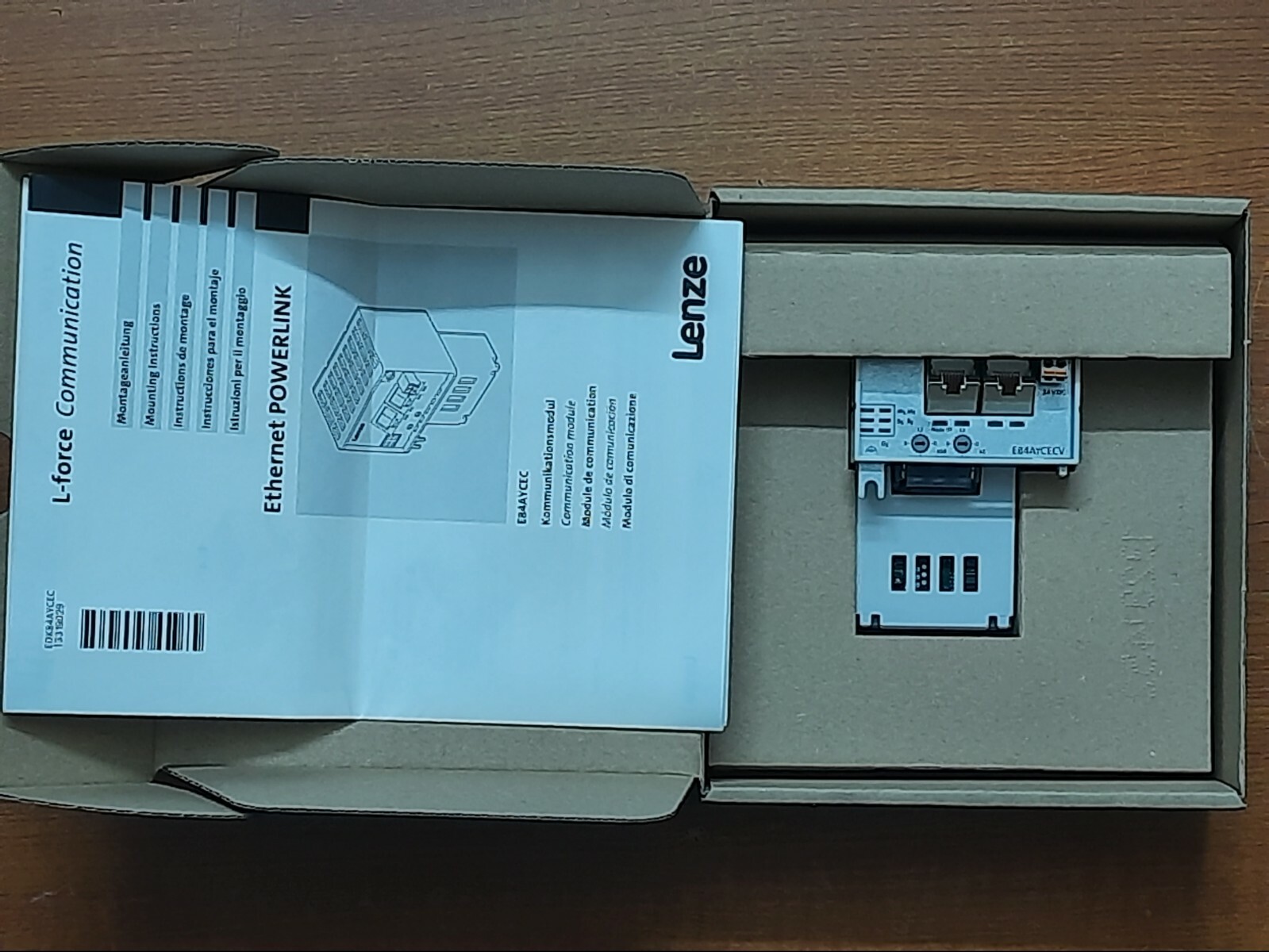 Lenze 8400 PowerLink module Type: E84AYCECV -Brand New in original Lenze package