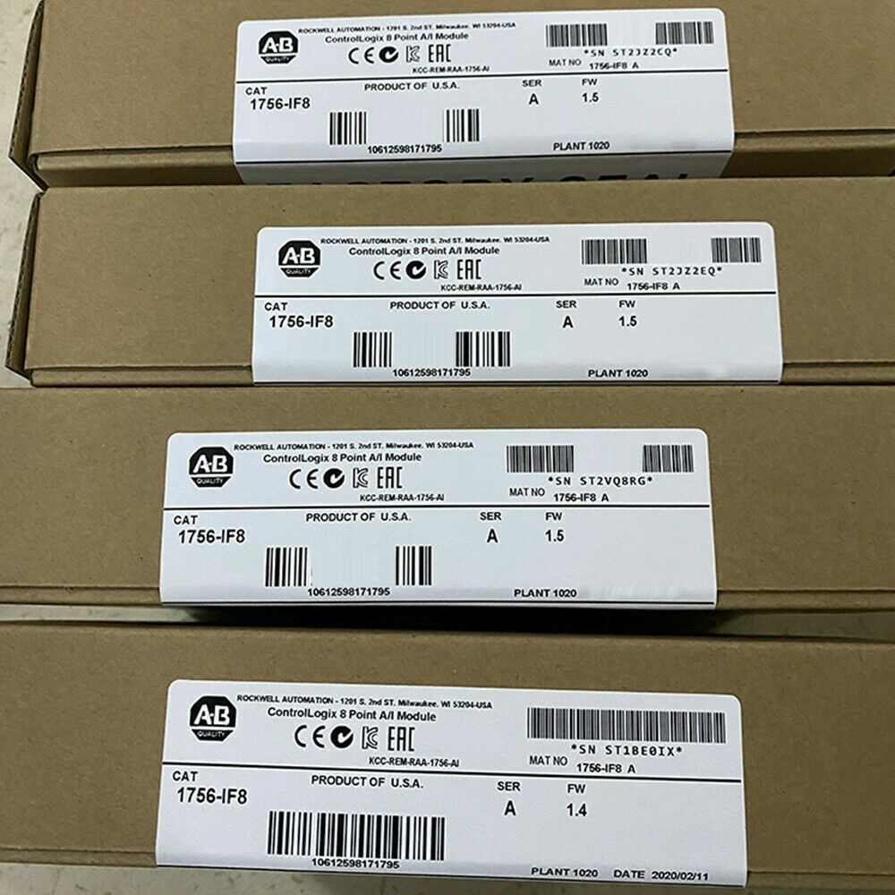 New Sealed Allen Bradley 1756-IF8 ControlLogix 8 Point A/I Module 1756IF8 Ser A