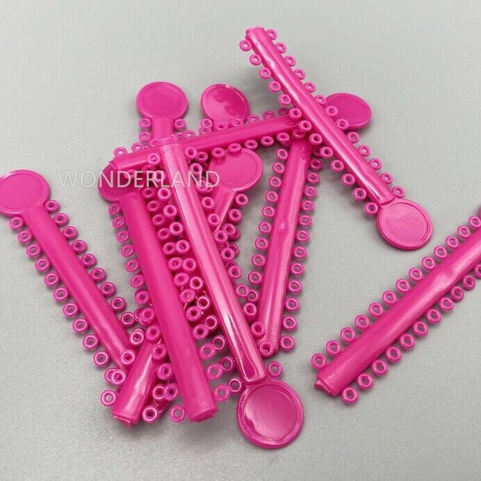Dental Orthodontic Elastic Ligature Ties Rubber Bands For Bracket Brace USA