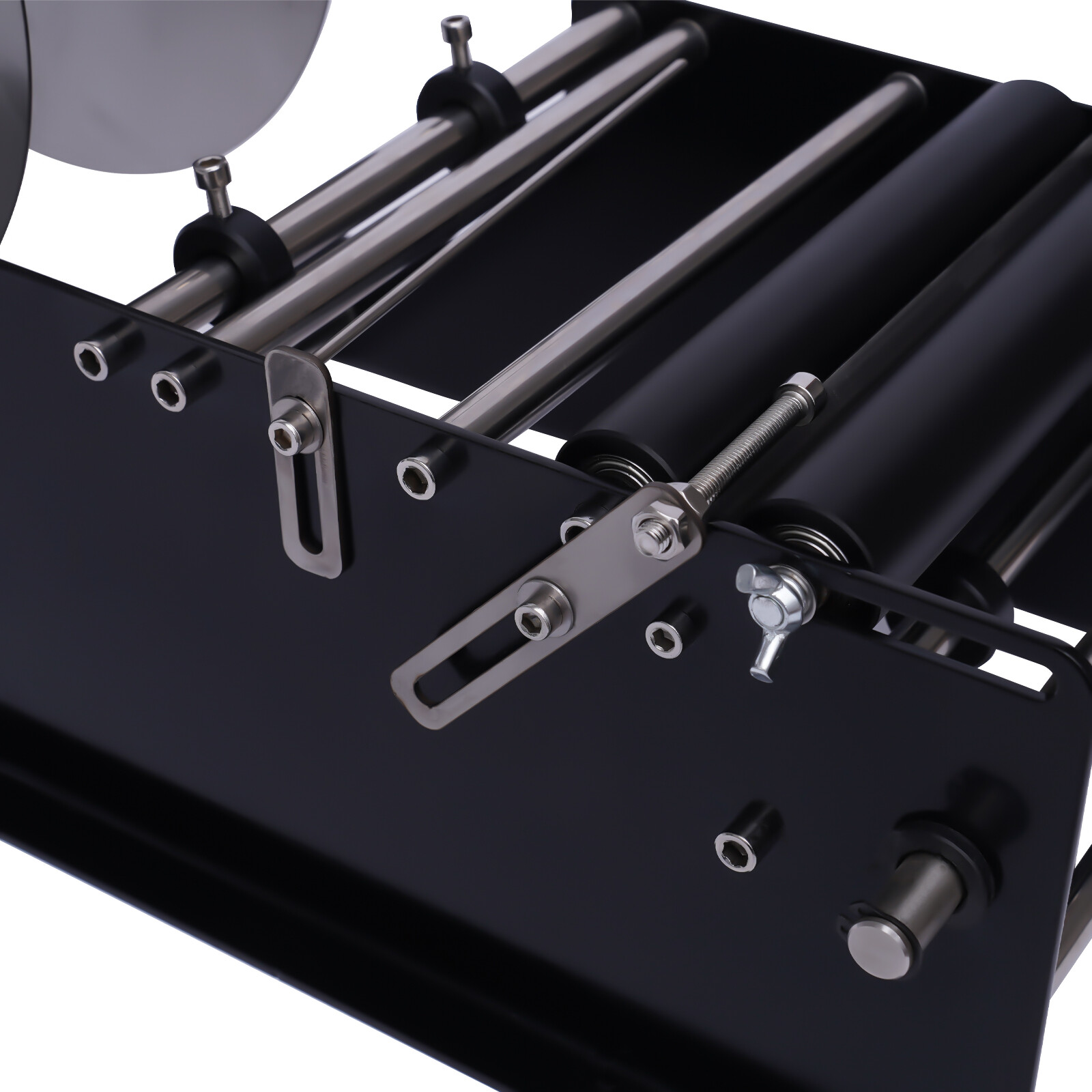 Manual Round Bottle Labelling Machine Plastic Glass Bottle Label Applicator USA