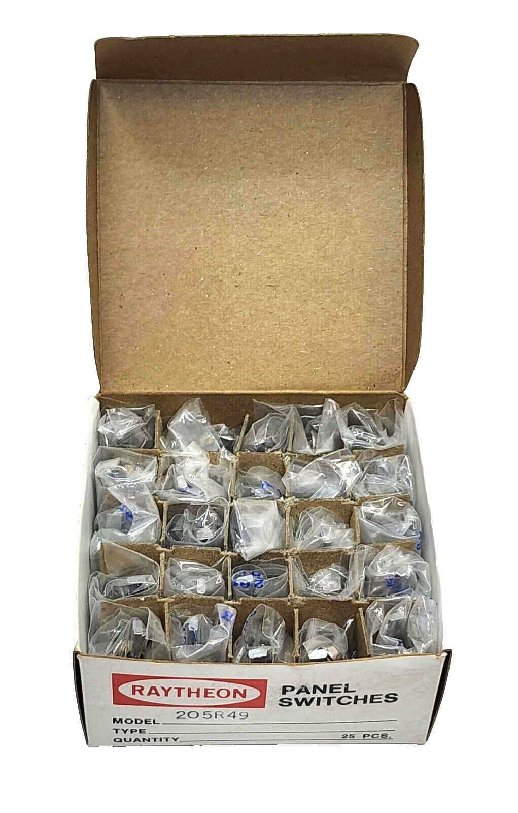 (25x) DPDT None-On-Mom (On), 5A @ 120VAC/28VDC, 2A @ 25 Flat Bat Toggle Switch