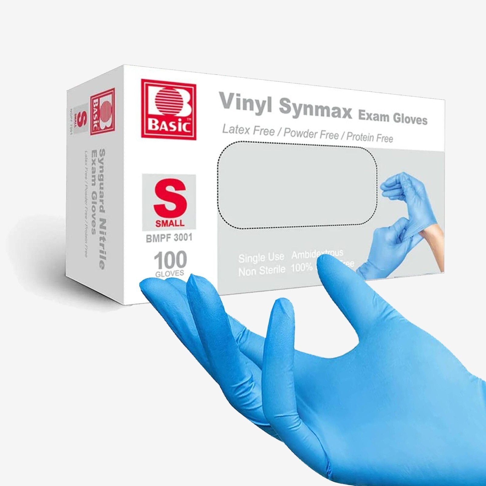 Disposable Blue PVC Gloves – Food Safe Latex & Powder Free All-Purpose Pack
