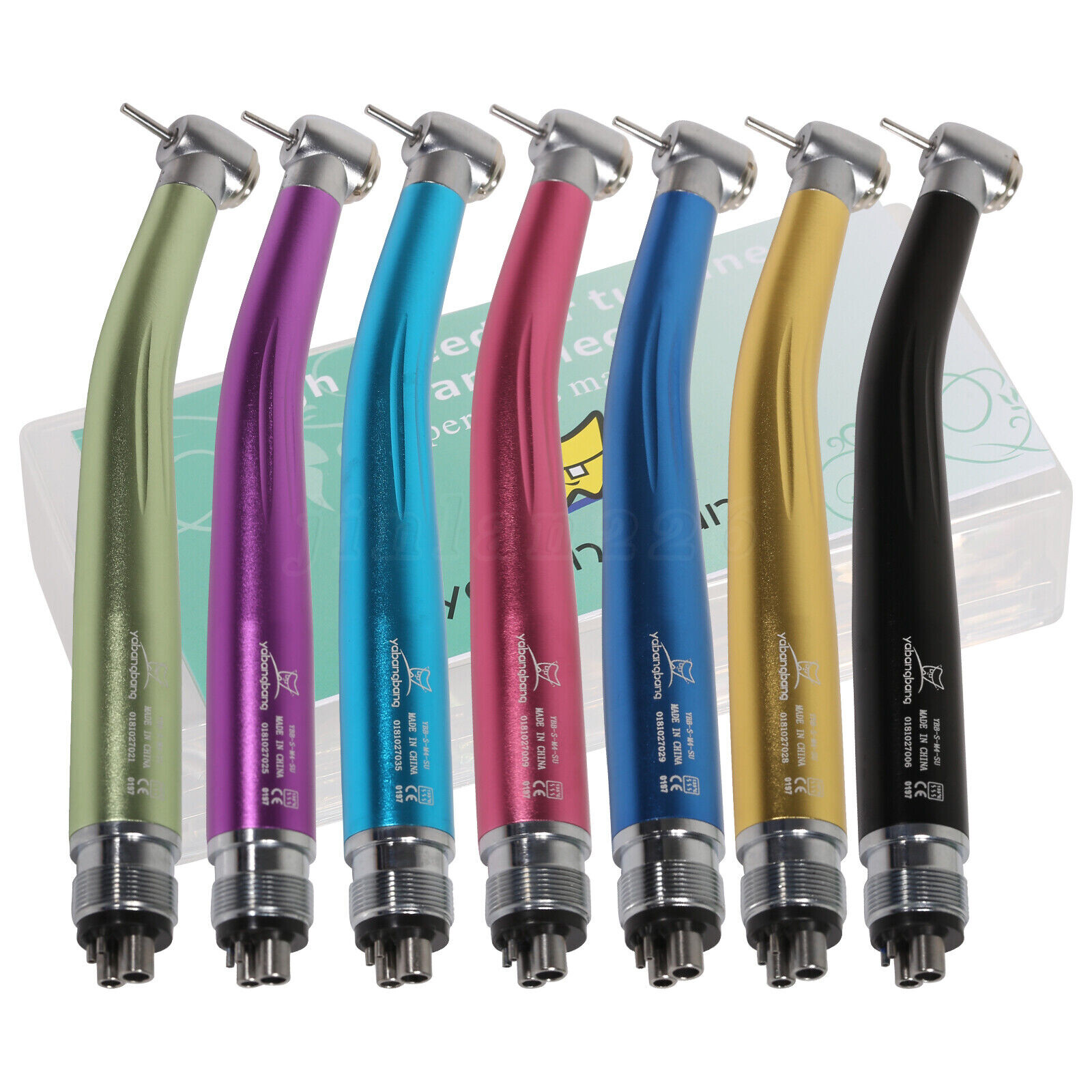 Dental Air Turbine PANA MAX High Speed Color Handpiece 2/4Hole Fit NSK CHABM