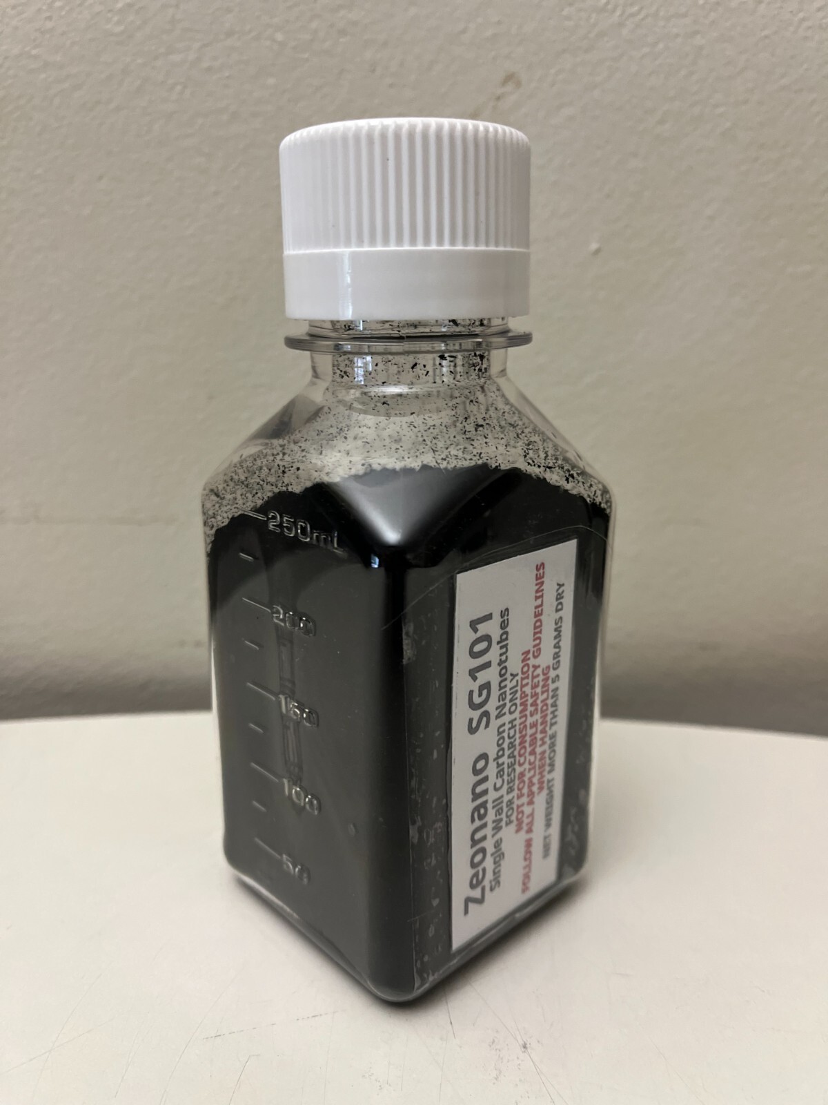 Over 5 grams dry wt. research grade SWCNT Single Wall Carbon Nanotubes SWNT