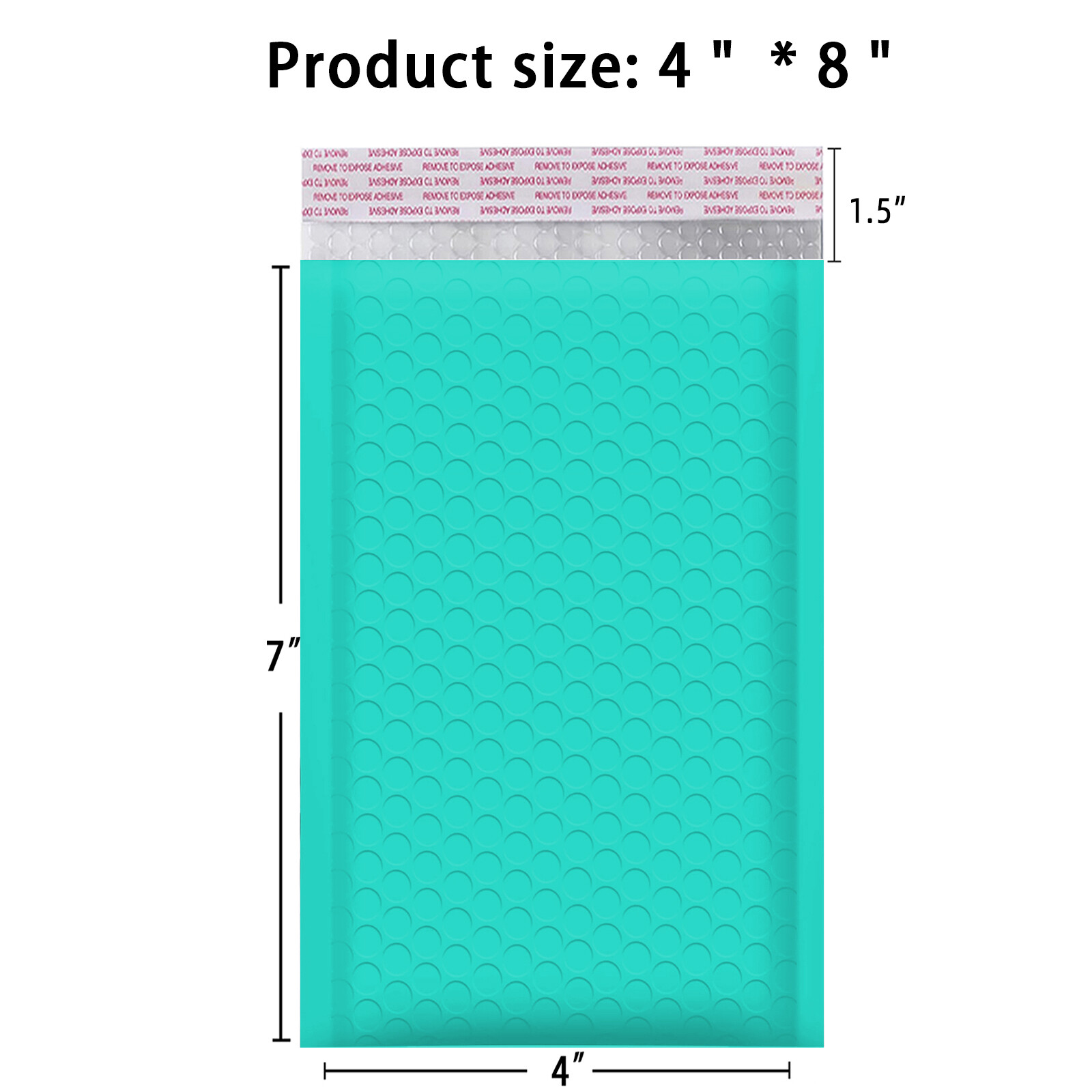 4×8（4×7） Poly Bubble Mailers Shipping Mailing Padded Bags Envelopes Self Seal