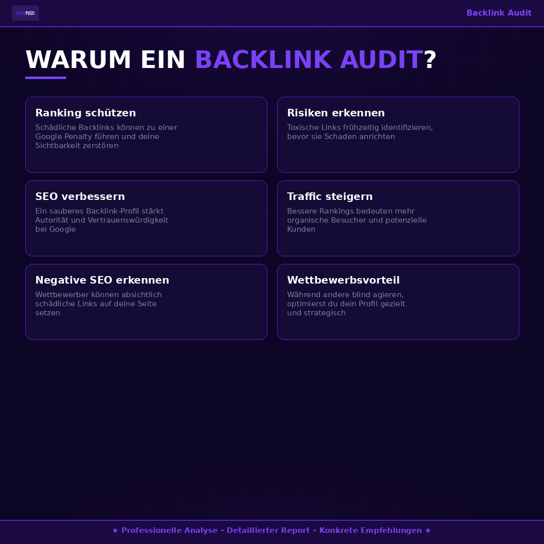 Backlink Audit | Check for Malicious & Toxic Links | SEO Check + Report