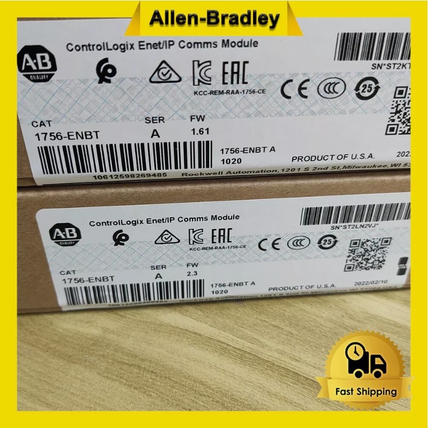 New Sealed Allen Bradley 1756-ENBT ControlLogix EtherNet/IP Comms Module