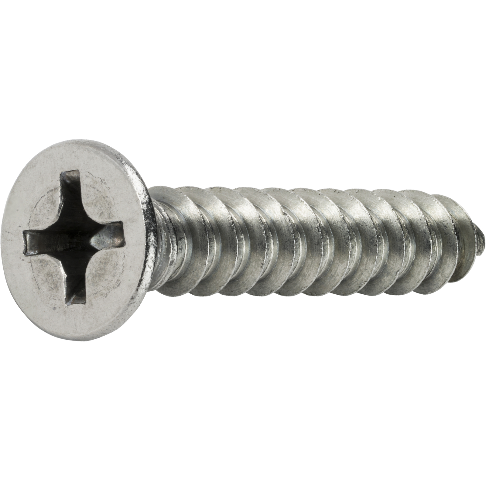 #6 Phillips Flat Head Self Tapping Sheet Metal Screws Stainless Steel All Sizes