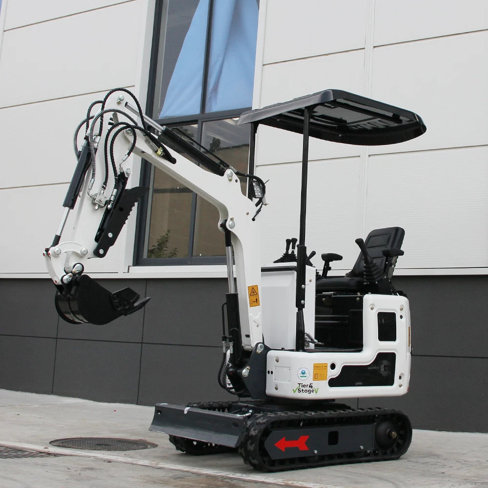 Upgraded 13.5HP Mini Skid Steer B&S Engine with 1Ton Mini Excavator 13.5HP B&S