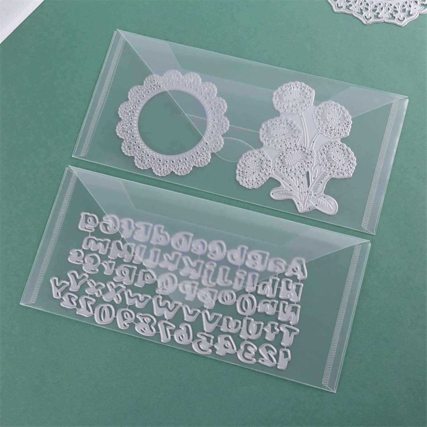 10 PCS 4.5”X9.5” Clear Storage Envelopes Pockets Resealable Plastic Bags for C