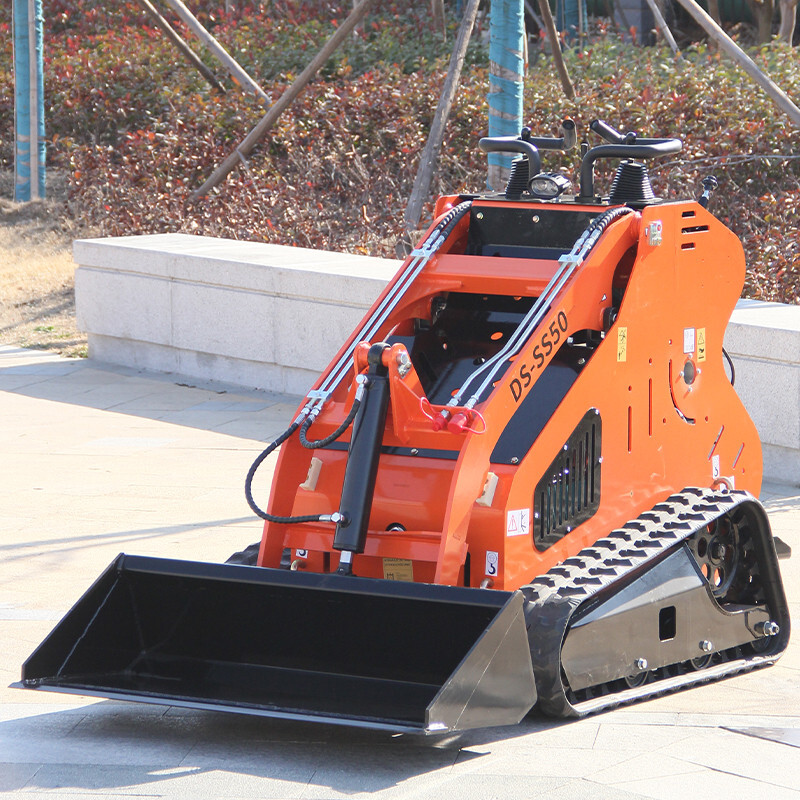 2025 Brand New Mini Tracked Skid Steer Loader 13.5HP 1600Ib Tracked Forestry USA
