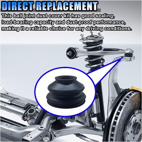 14PCS Automotive Tie Rod End Boots, Ball Joint Rubber Tie Rod Boot, Car Suspensi