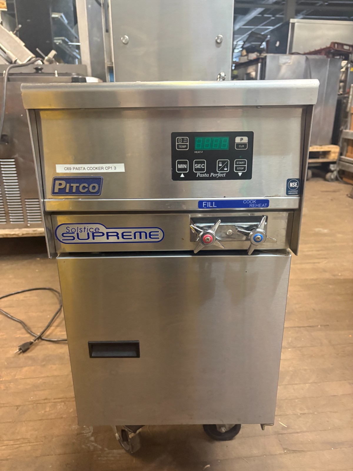 Pitco Solstice Supreme 12 Gallon Natural Gas Pasta Cooker SSPG14