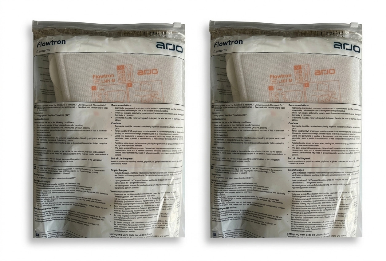 Arjo Flowtron SCD L501M DVT Compression Garment Medium Calf Length Pack of 2