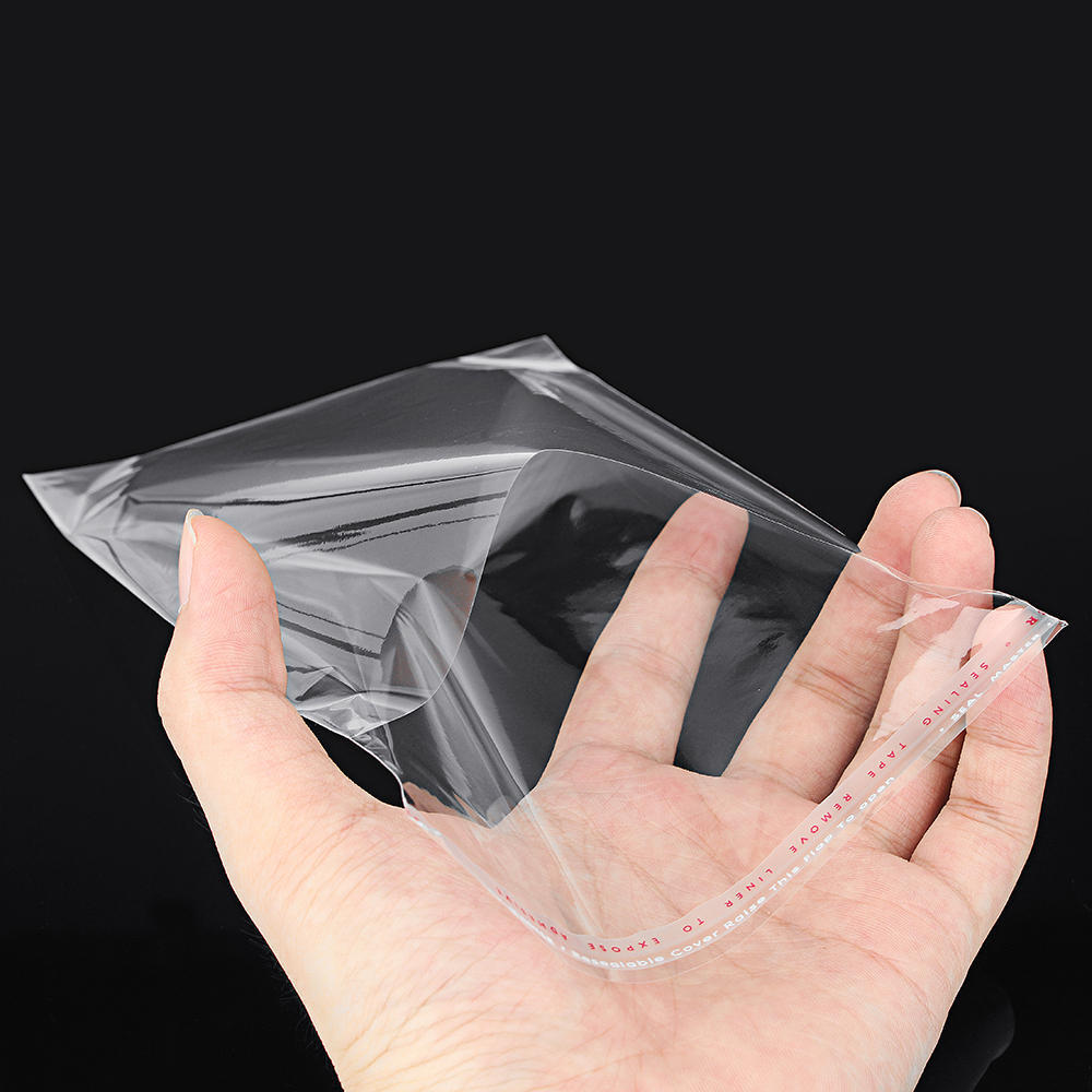 PP Film Foil Bags Self Adhesive High Gloss Bags Poly Bags Clear Transparent