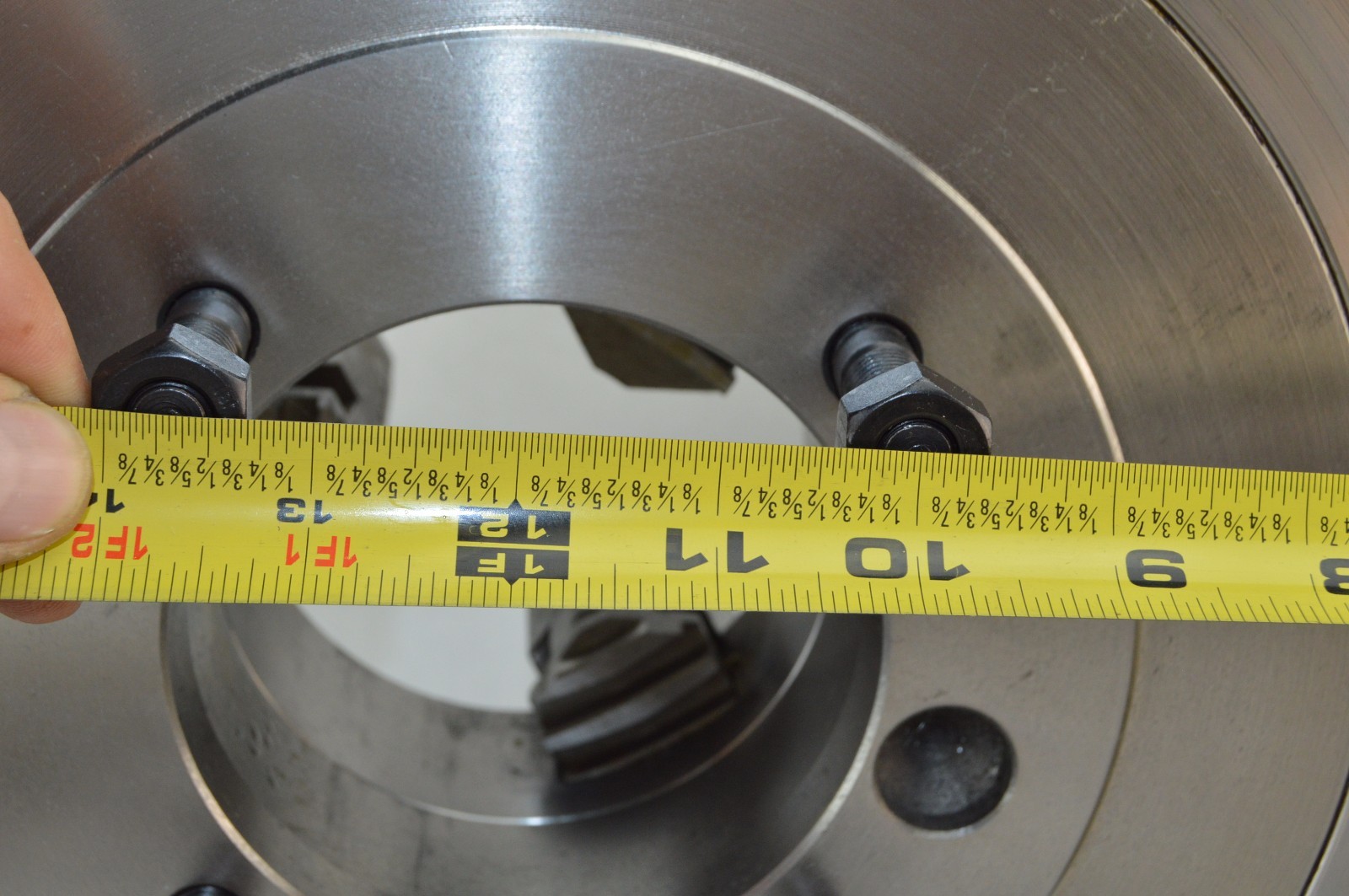 Rohm 3 Jaw ZS 315/3 12-1/2″ Centering Manual Lathe Chuck Steel, Set Spare Jaws