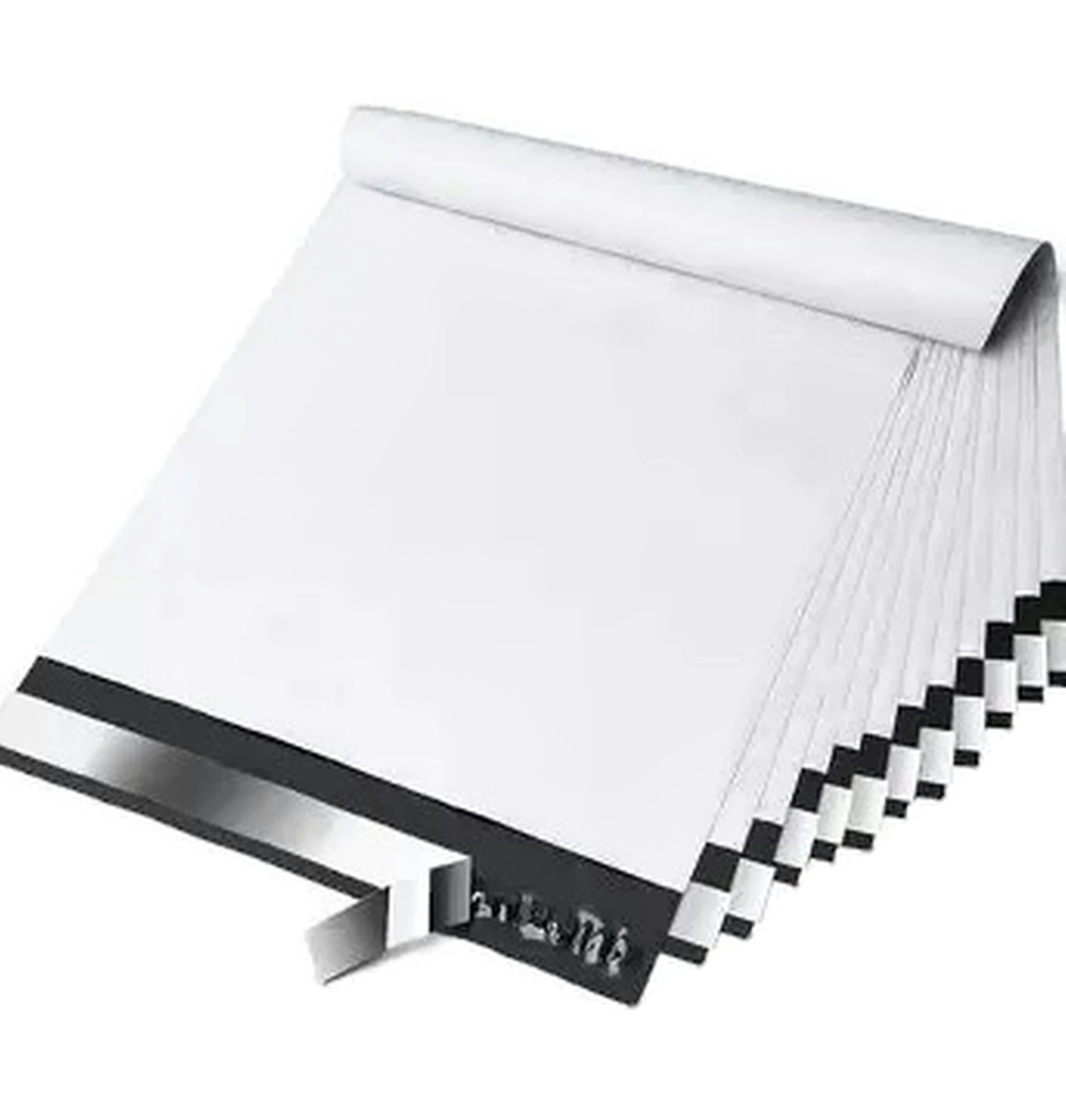 “50 COUNT” LARGE POLY MAILERS 19″x24″ White, SELF SEALING SHIPPING BAGS, 2.5 MIL