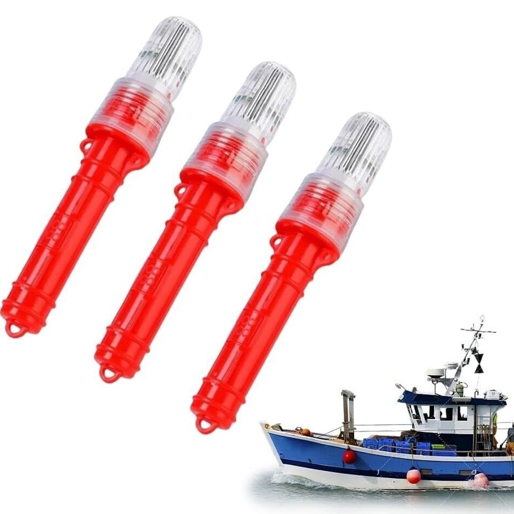 3PCS Boat Flares,Boat Flares Coast Guard Approved Marine Flares for Fishing BoaG