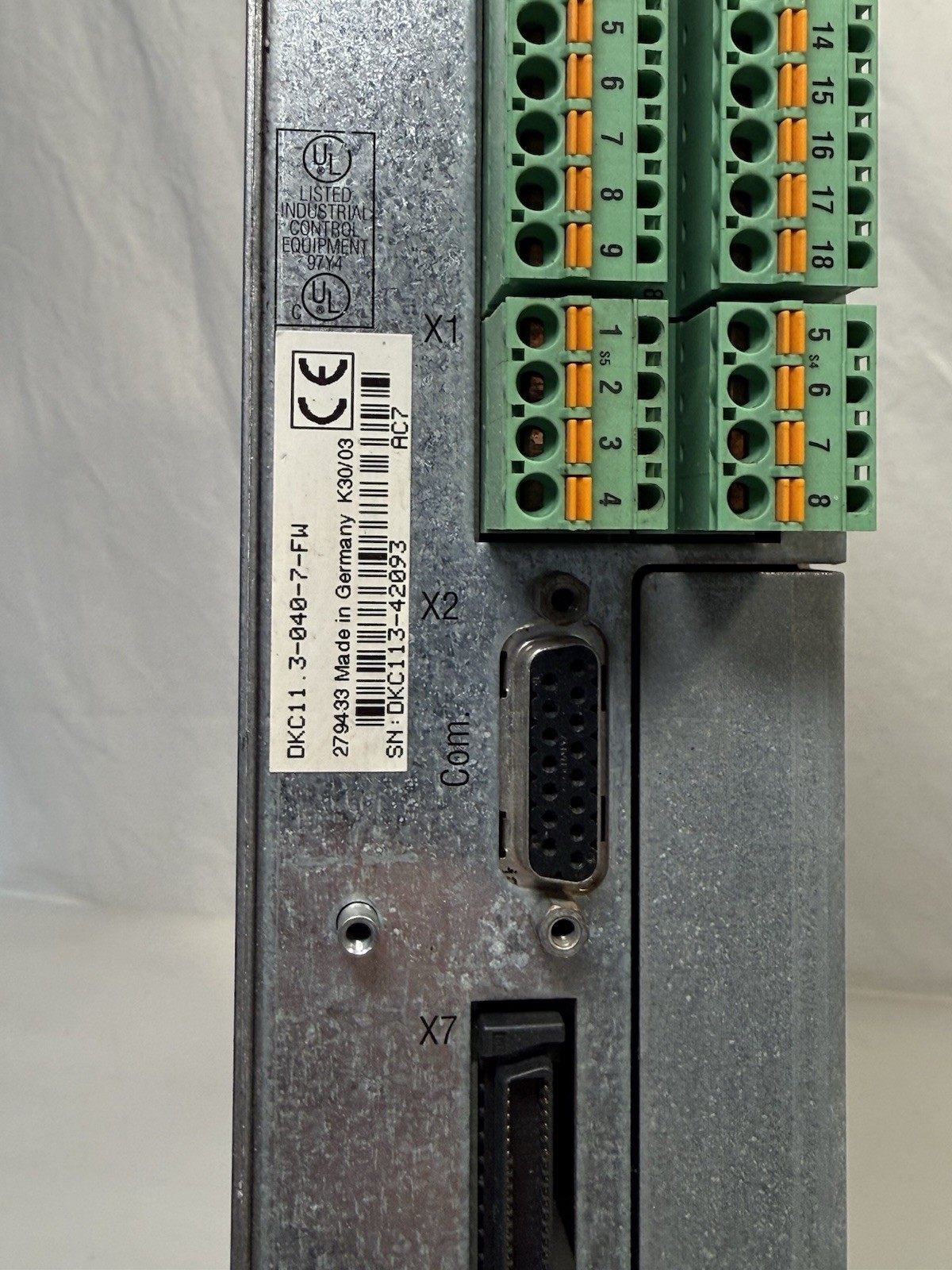 Indramat DKC11.3-040-7-FW Servo Drive Certified Repair