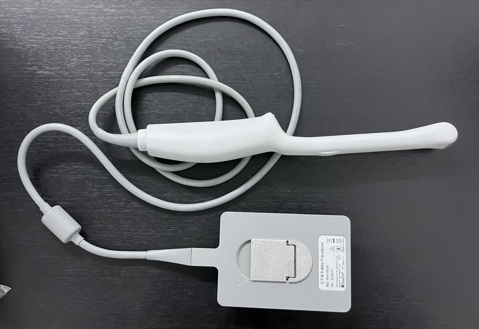 Sonosite ICT/8-5 MHz Transvaginal Ultrasound Transducer Probe Micromaxx Titan