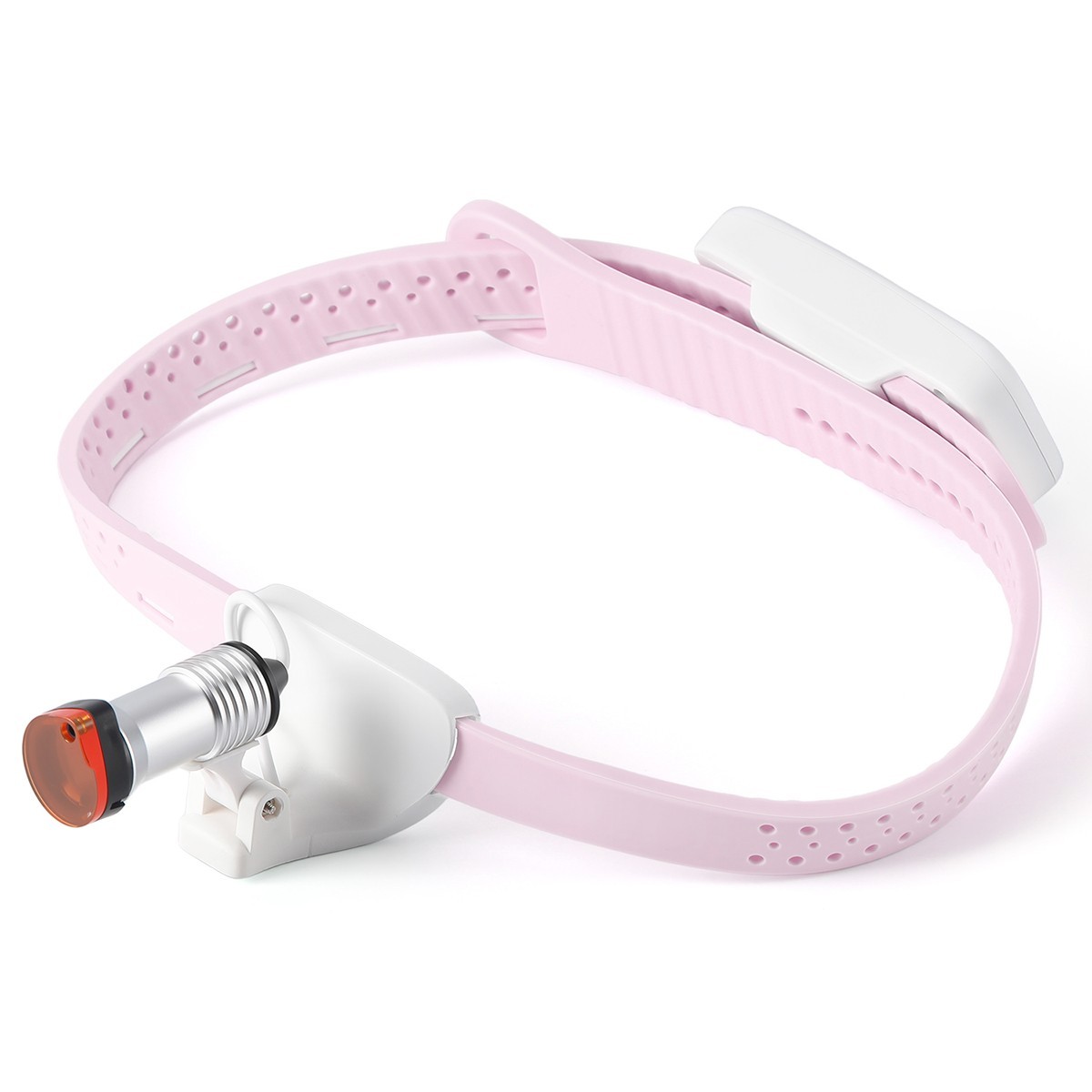 5W Dental LED Surgical Headlight Headband Headlamp Wireless Light Filter Pink