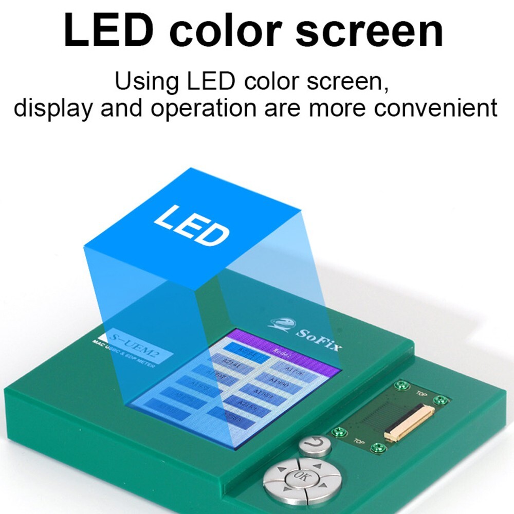 USBC & EDP Meter/ Detector for EDP Connector of MacBook Logic Board/ Screen