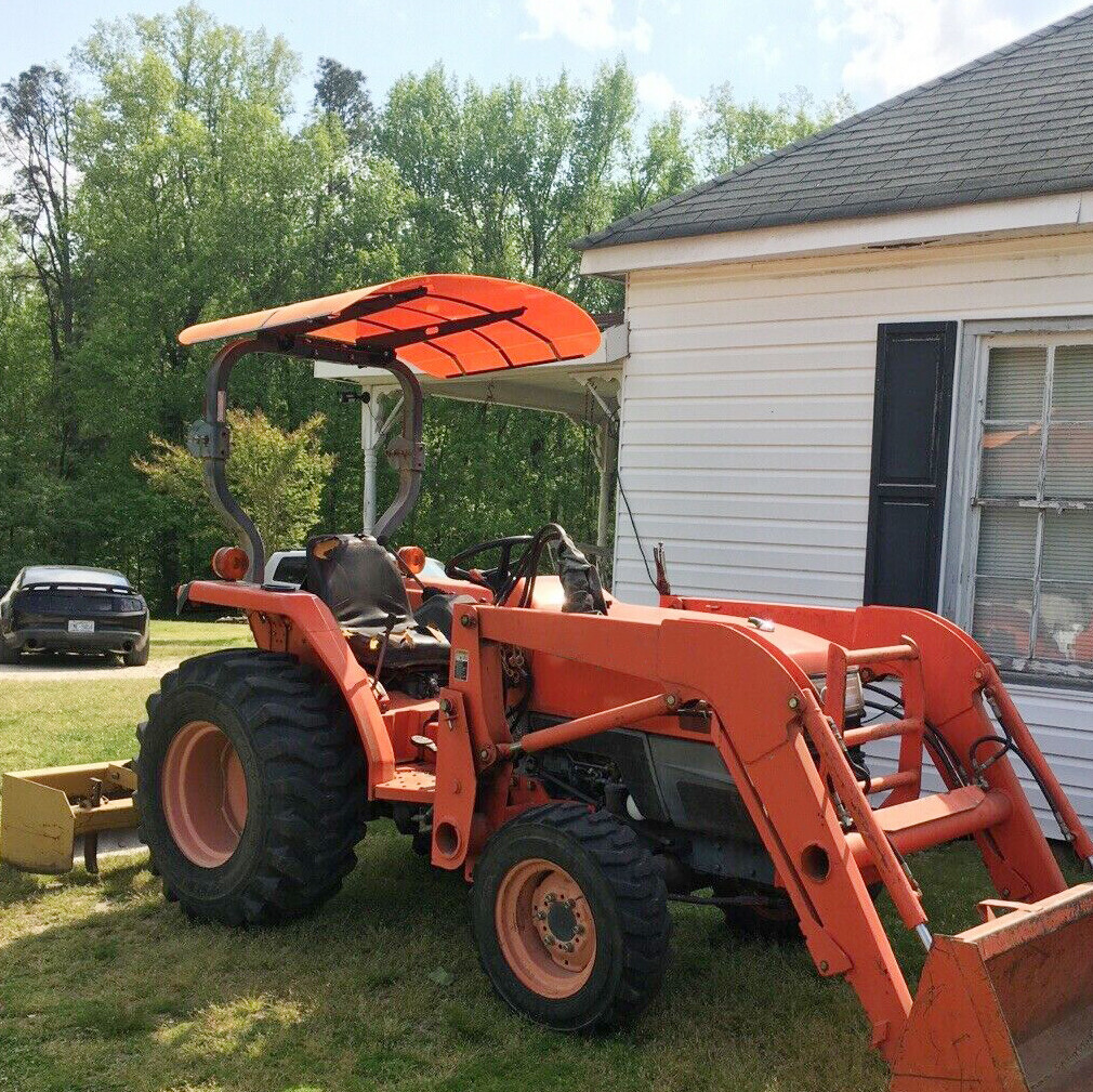 Orange Tractor Canopy For 52″ X 52″ Tractors & Mowers 2″ x 2″ or 2″ x 3″ ROPS