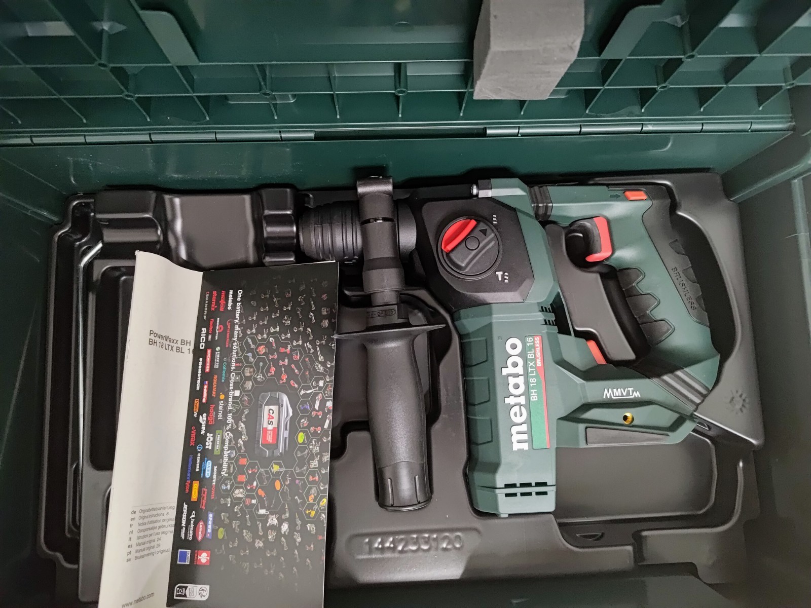Metabo 600324840 BH 18V BL16 Cordless Rotary Hammer SDS-PLUS (Tool Only)
