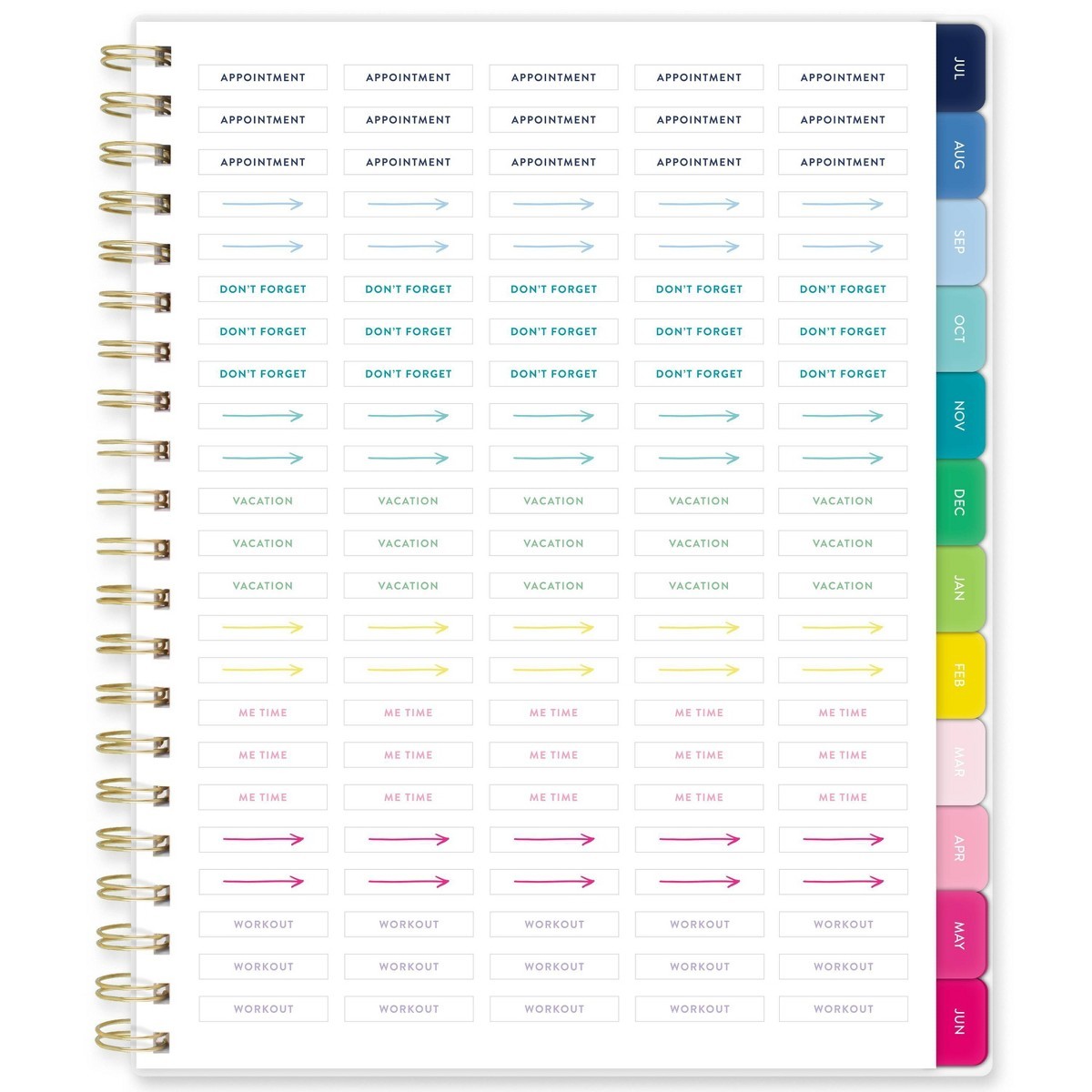 Emily Ley for At-A-Glance 8.375″x11″ 2026-2027 Large Weekly/Monthly Printed