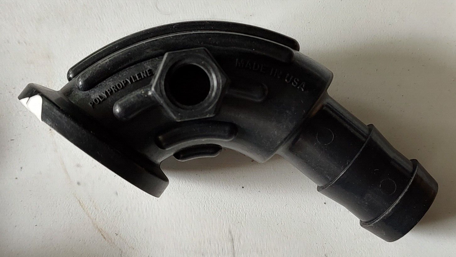 GREEN LEAF M100BRBSWP90 1 INCH MANIFOLD FLANGE X 1 INCH HOSE BARB / SHANK