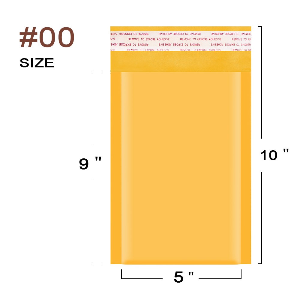 Any Size Kraft Bubble Mailers Shipping Padded Bags Mailing Envelope Self Seal