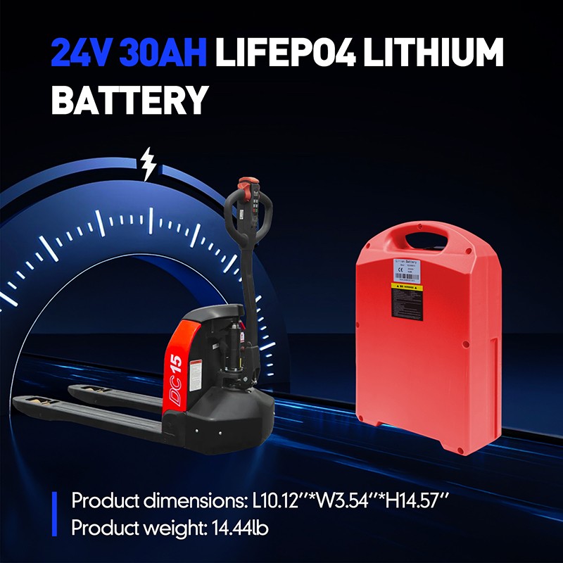 24V 30Ah Lithium Battery for HELI/JIALI CBD15J-LI3 Electric Forklift Pallet Jack