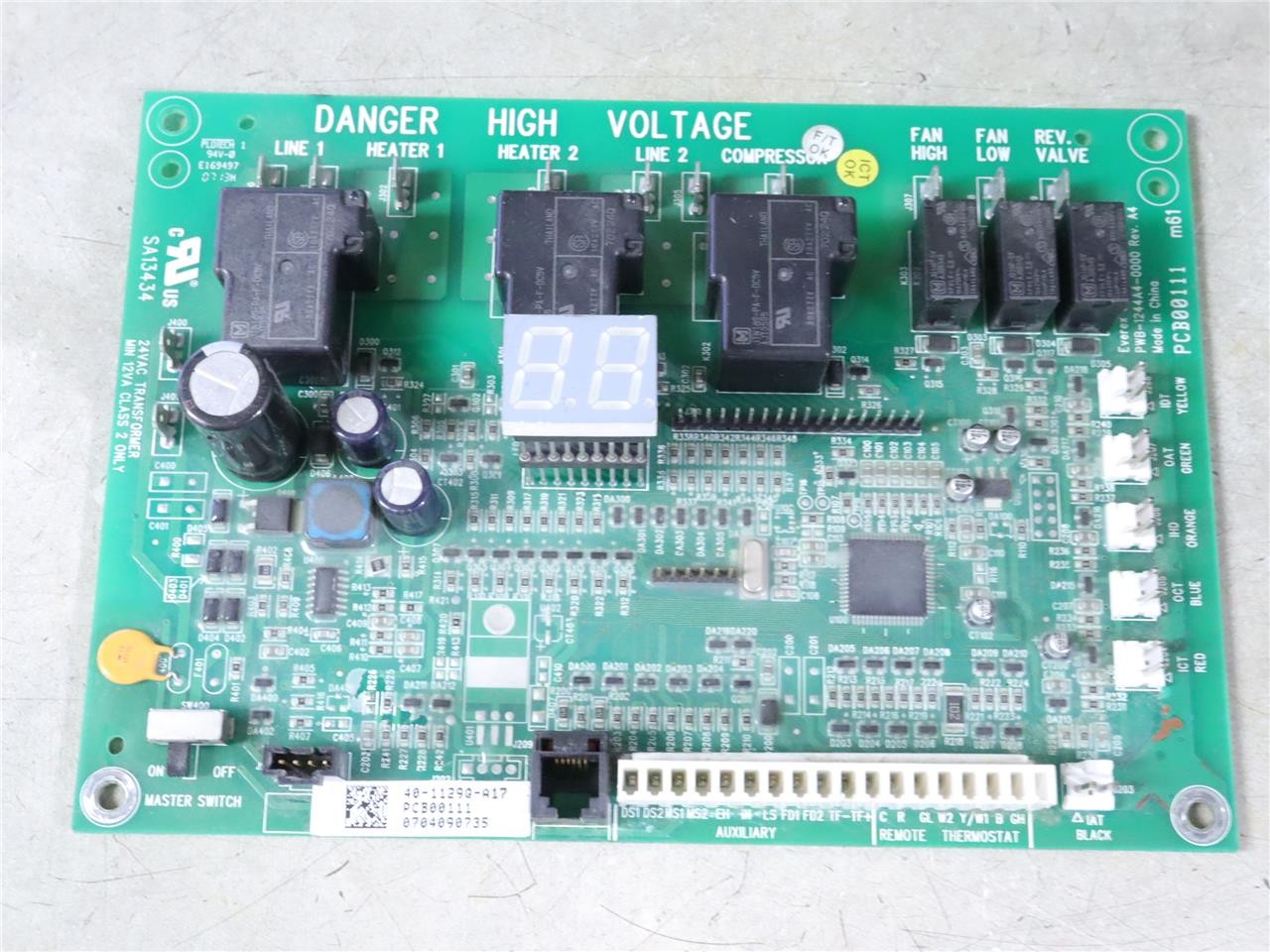 PWB-1244A4-0000 AMANA 40-1129Q-A17 GOODMAN PTAC PCB00111 Control Circuit Board