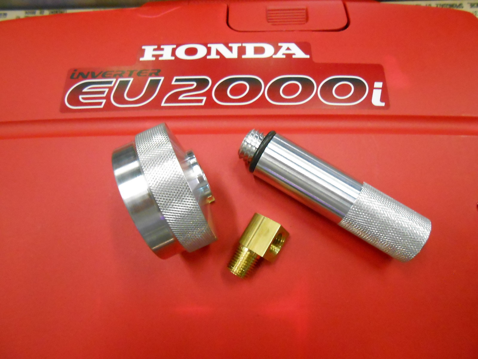 HONDA EU2000I GENERATOR EXTENDED RUN GAS CAP,OIL FILL DRAIN TUBE KIT 1/4″ ELBOW