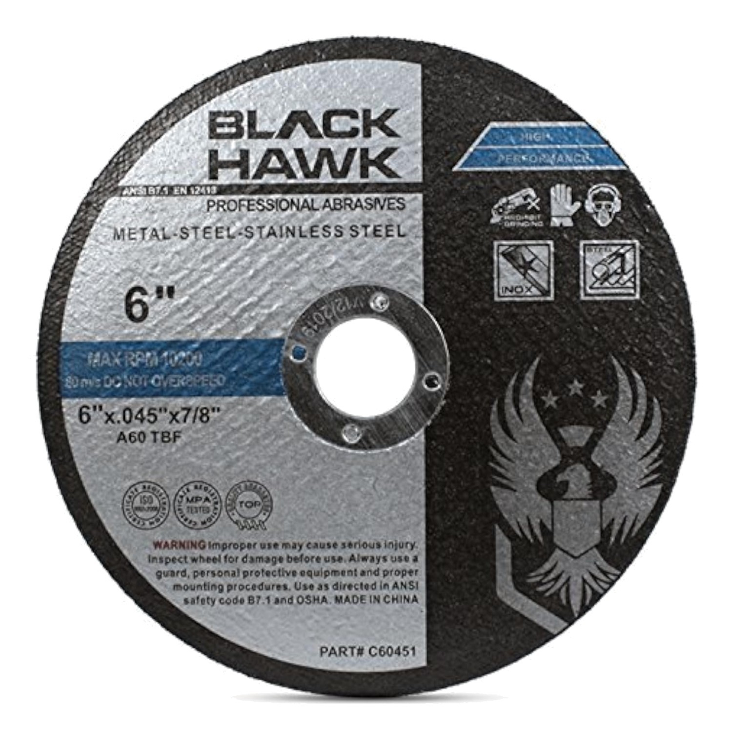 Aggressive Aluminum Oxide Cut Off Wheels