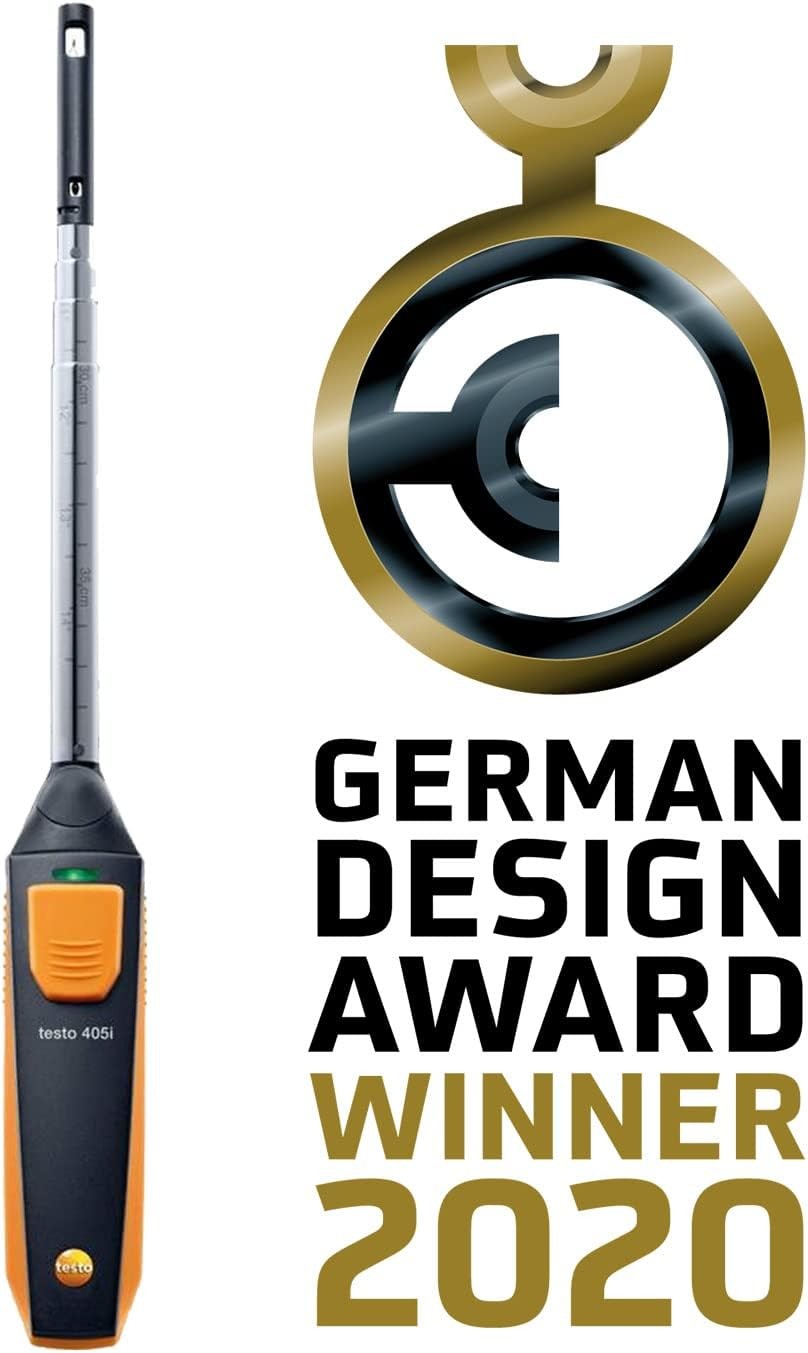 Testo 405i Wireless Hot-wire Anemometer for air velocity, in-duct airflow