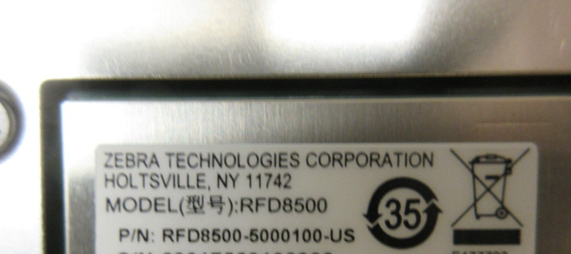 Zebra RFD8500 Handheld Bluetooth RFID Reader Scanner w/Battery