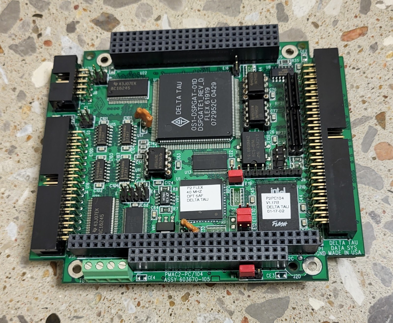 PMAC2-PC/104 Motion Controller 603670-105 40Mhz OPT 5AF