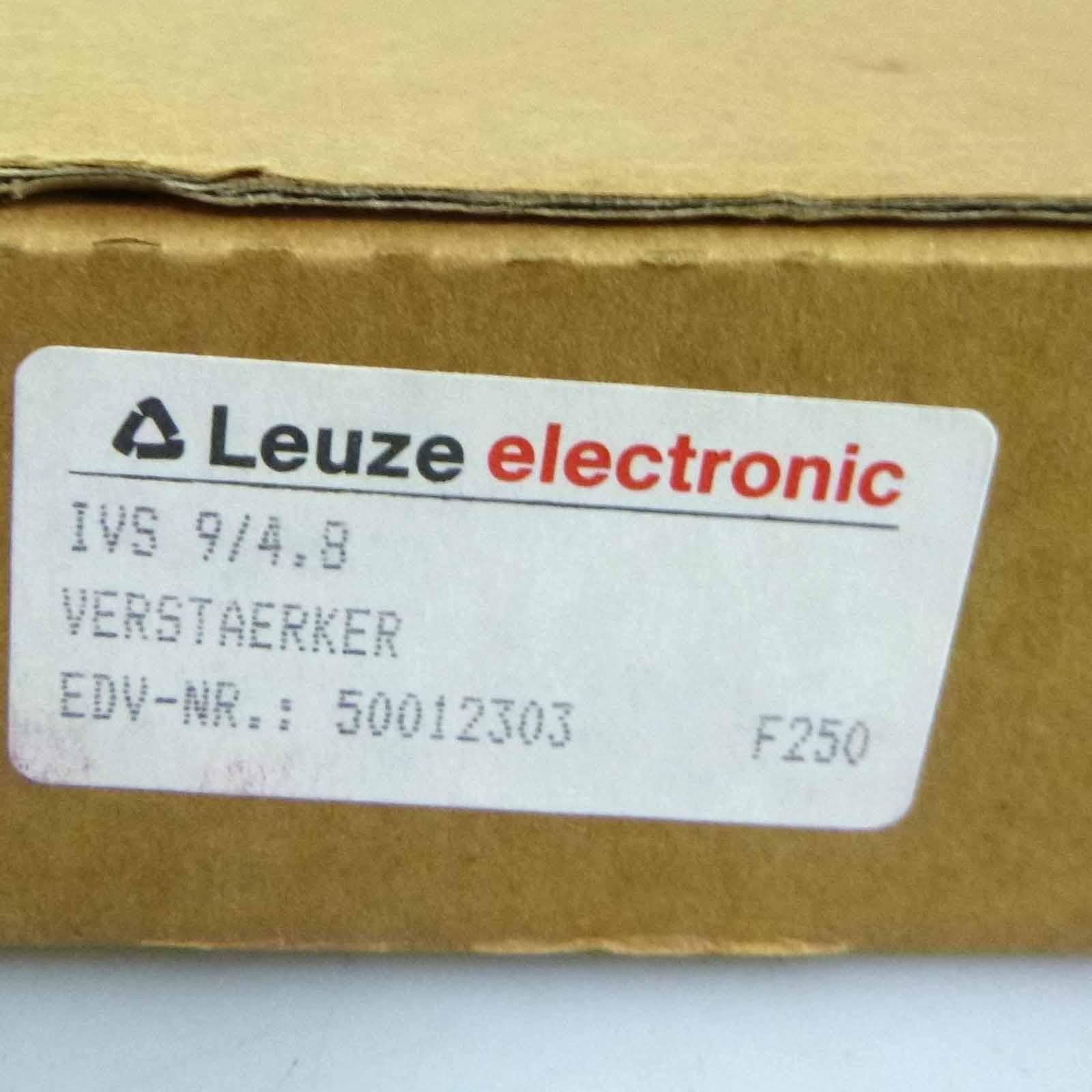 Leuze Amplifier IVS9/4.8 50012303 Original Packaging