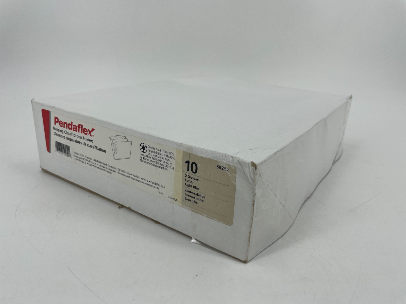 NEW Box of 10 Hanging Classification Folder Letter Size 8.50″ X 11″ 2″ Expansion