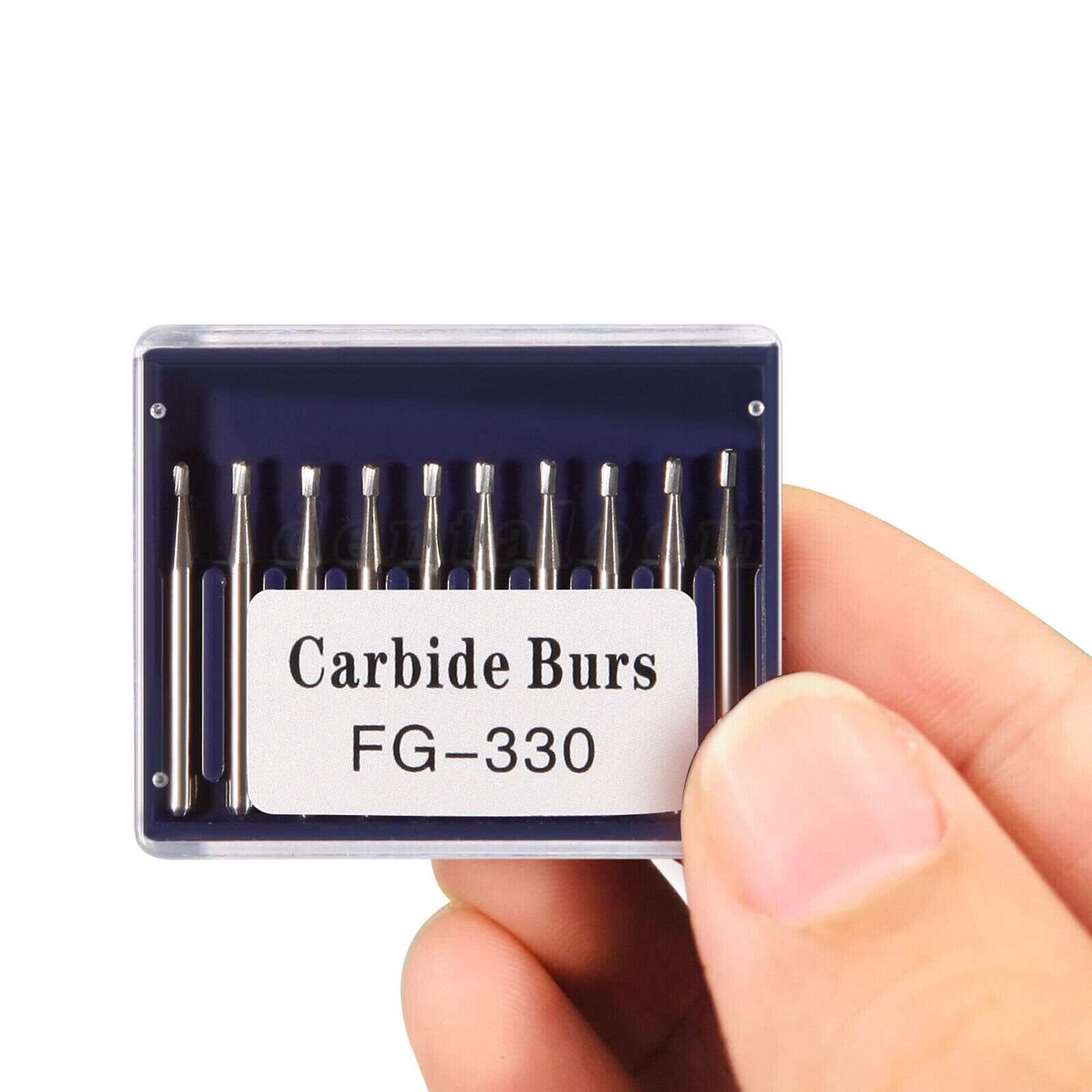 100 New Dental Carbide Burs Bur FG # 330 Pear for High Speed Handpiece