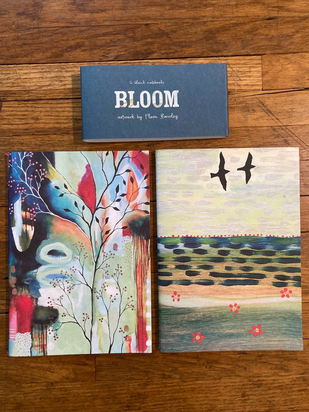 Bloom 2 blank Journal Notebooks cover art by Flora Bowley Quarry Books 4014