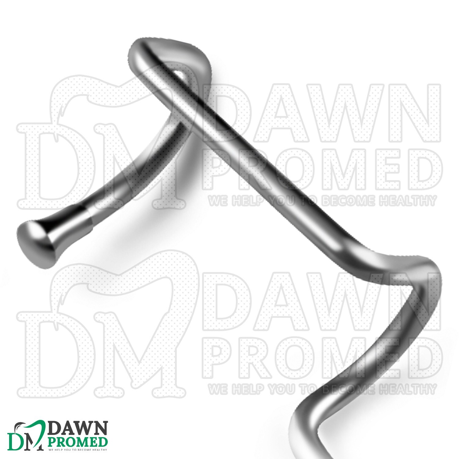 3 Pcs Orringer Cheek Retractor Small, Medium & Large Mouth Opening Oral Set