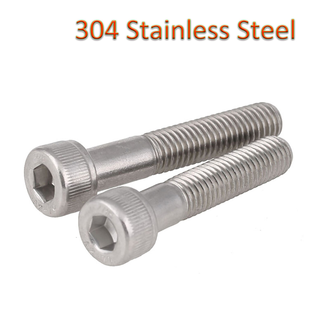 A2 304 Stainless Steel Partial Thread Socket Cap Allen Screw M4 M5 M6 M8 M10 M12