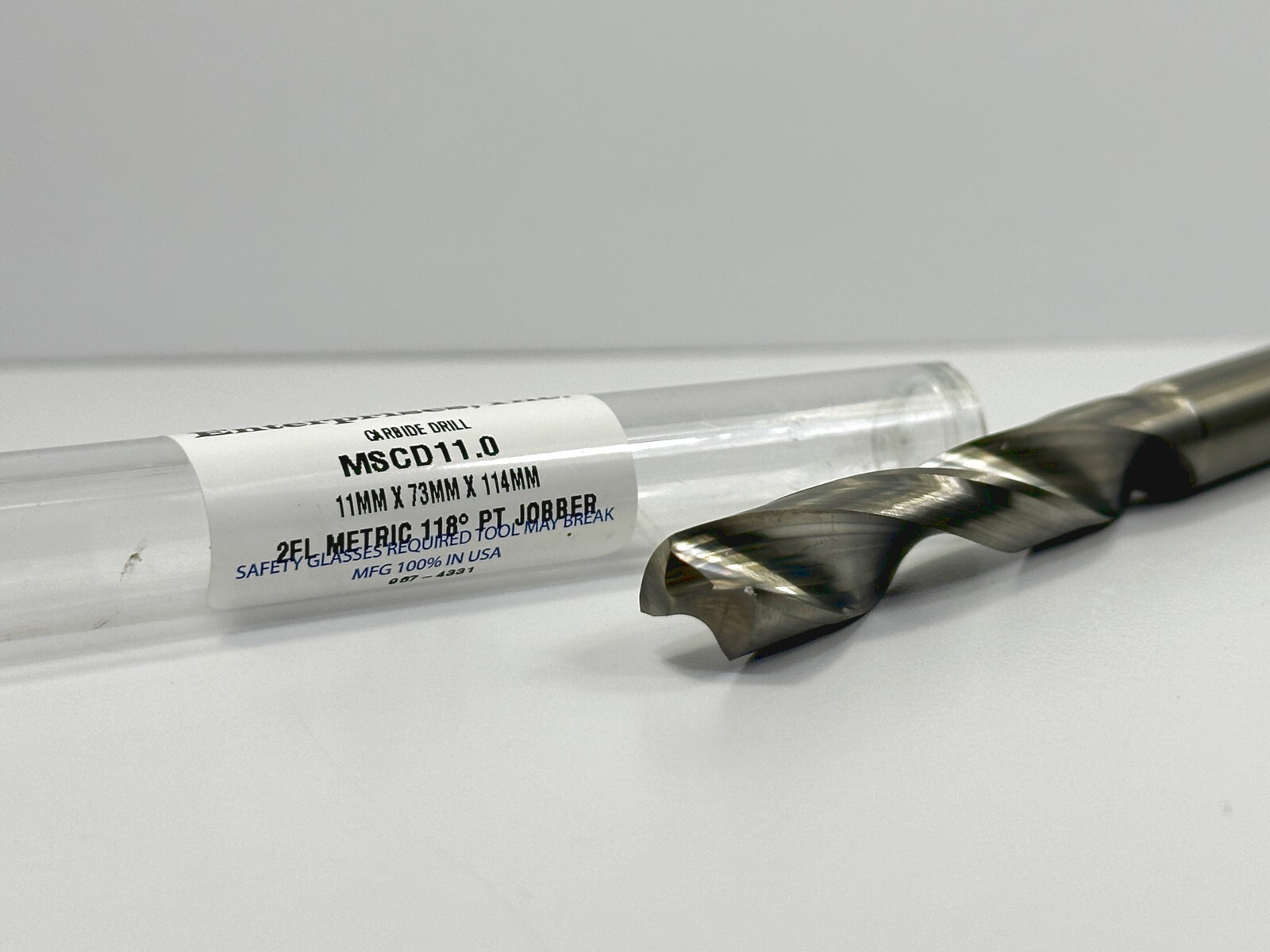 XLN MSCD11.0 11mm x 73mm x 114 mm 2FL Metric 118 deg PT Carbide End Mill NEW 1pc