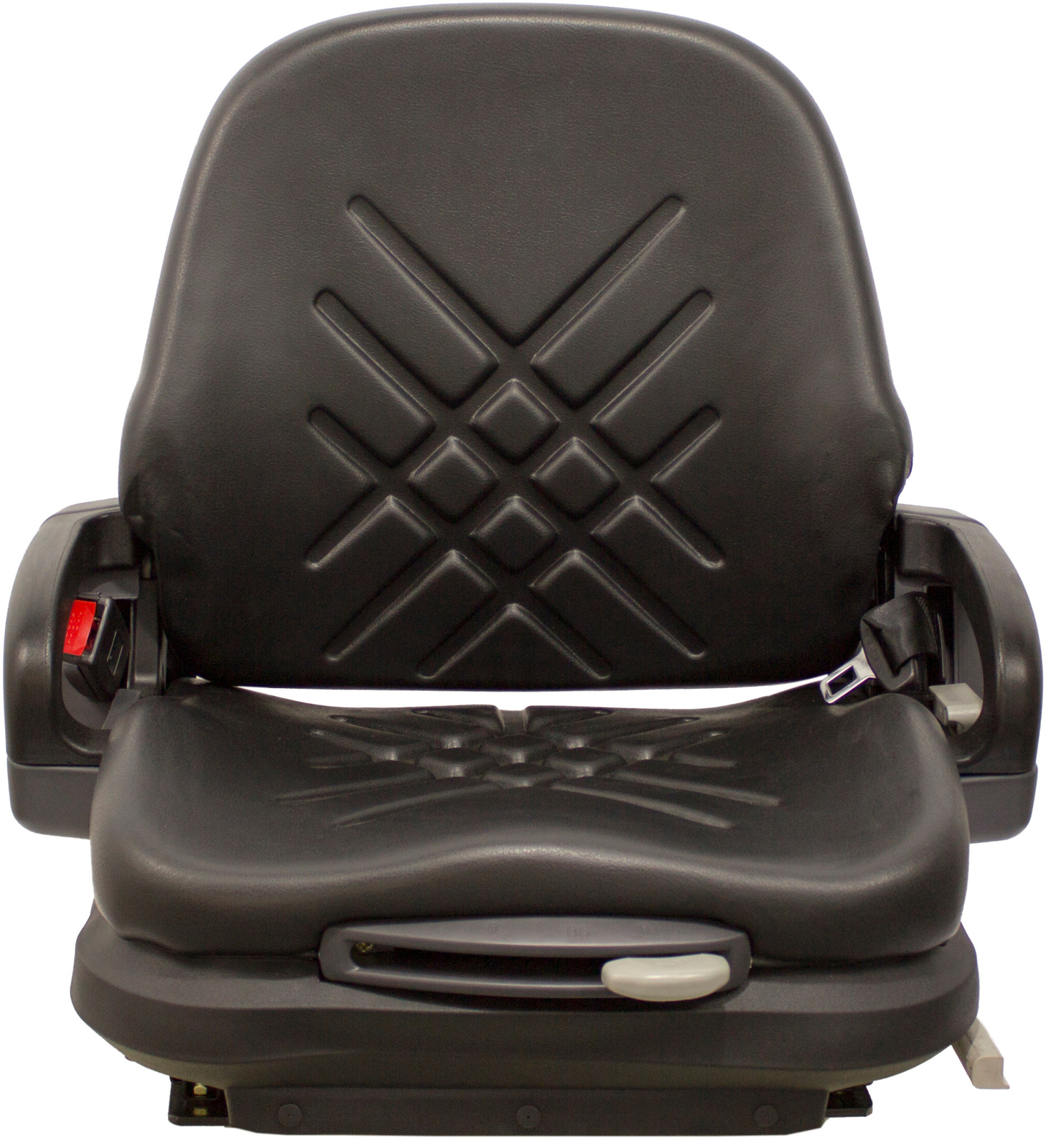 Universal Black Vinyl Forklift Suspension Seat fits Doosan etc
