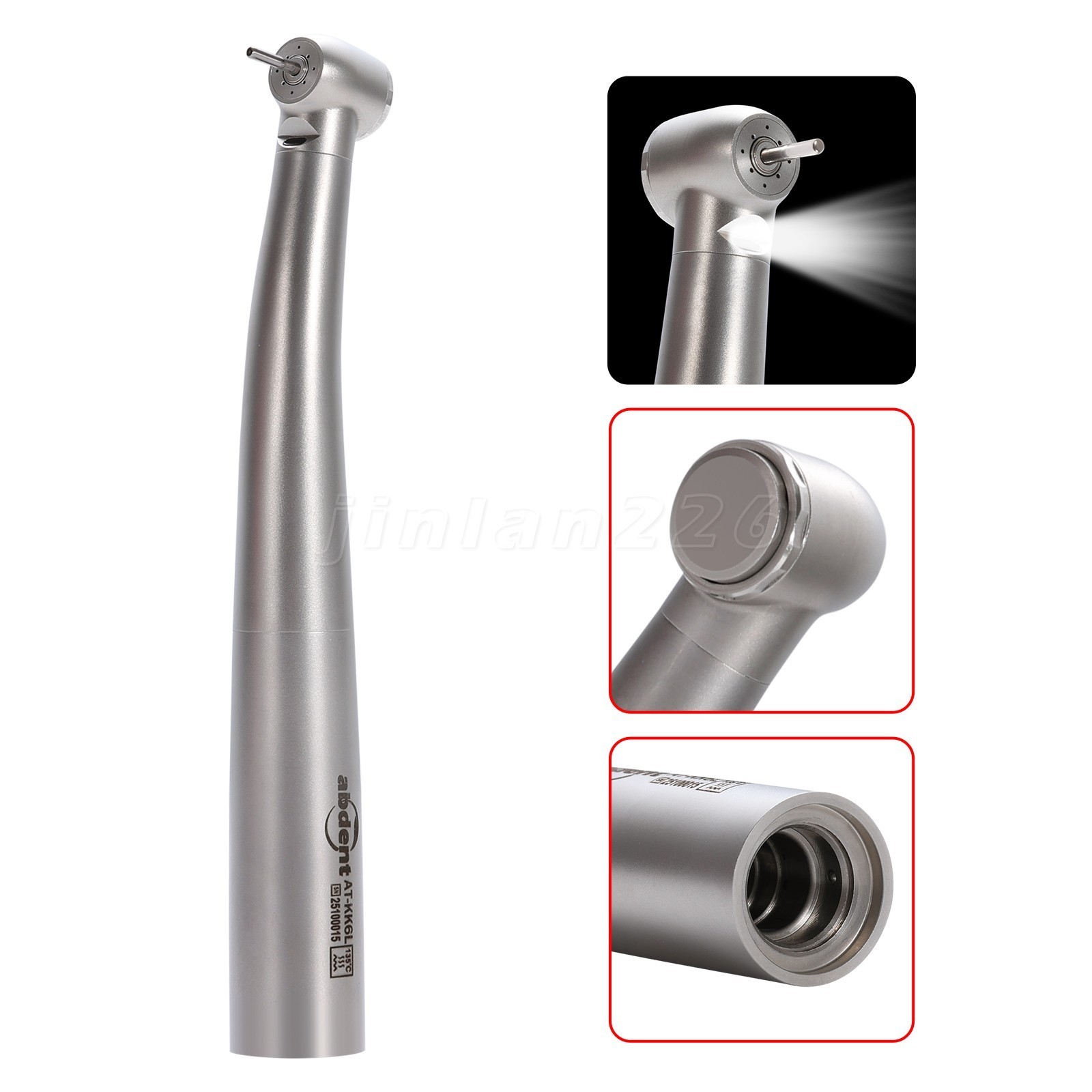 1-10* Dental High Speed Fiber Optic Turbine Handpiecce/6Hole Coupler fit Kavo AT