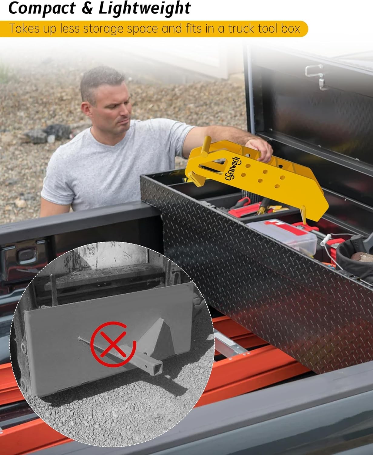 New Upgrade Hitch Attachment for Skid Steer, 5000/20000 lbs Load Capacity