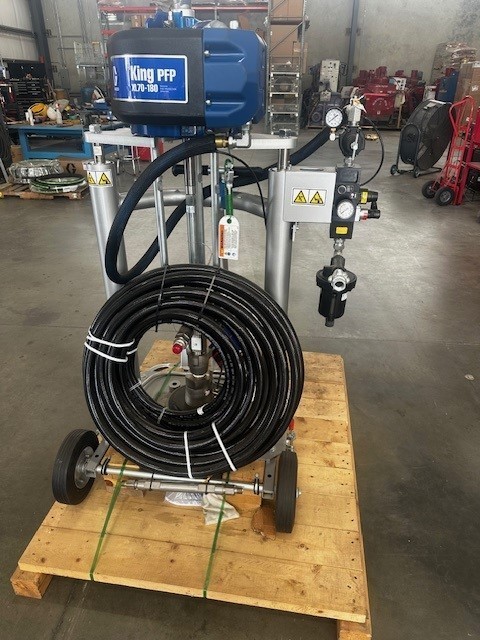 Graco King PFP XL70-180 Cart Mounted Single Sprayer & Accessories – NEW!!!